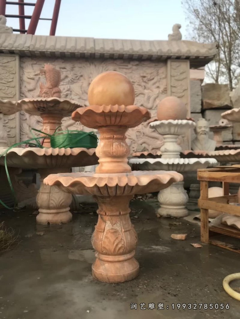 城市风水球石雕 (3)