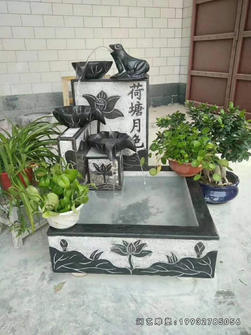 校园石雕流水盆 (11)