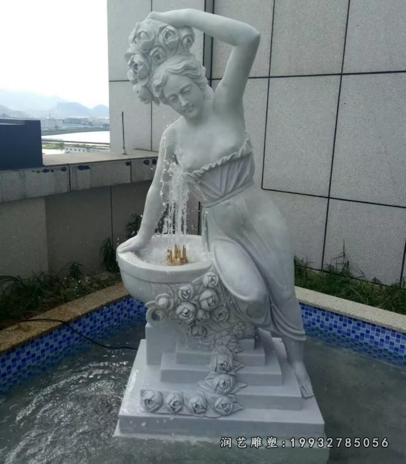 商场西方人物石雕 (8)