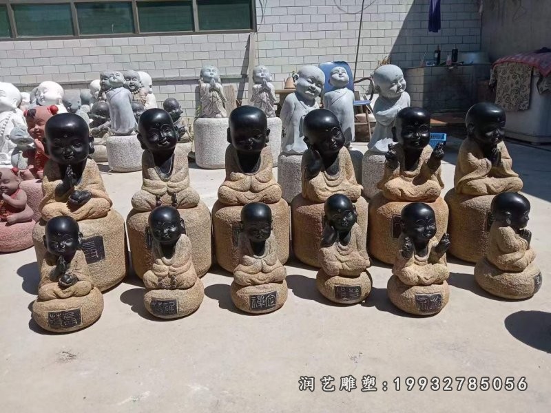 企业石雕小和尚 (10)