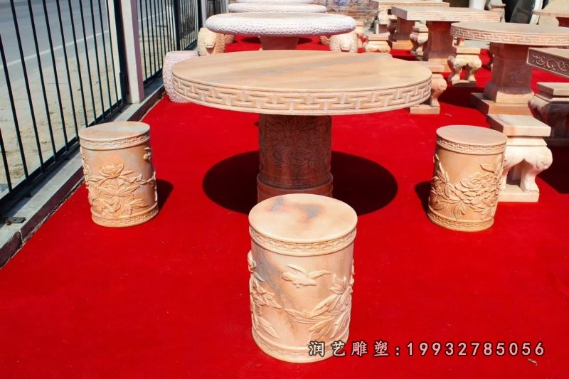 花园石雕桌椅凳 (79)