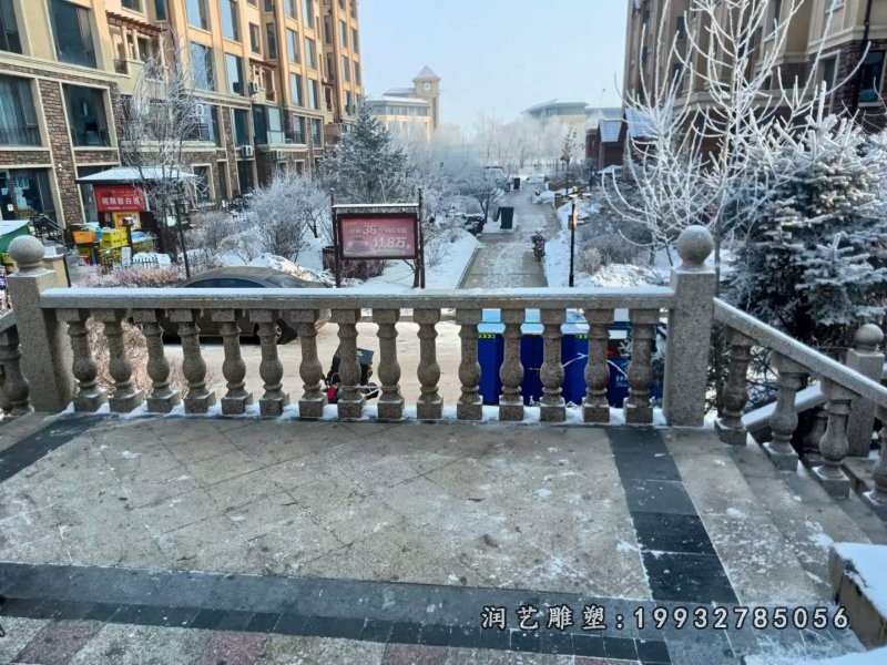 石雕栏杆雕塑 (2)