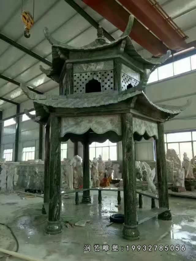 凉亭景观草坪石雕 (2)