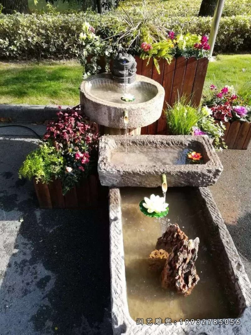 城市流水盆石雕 (15)