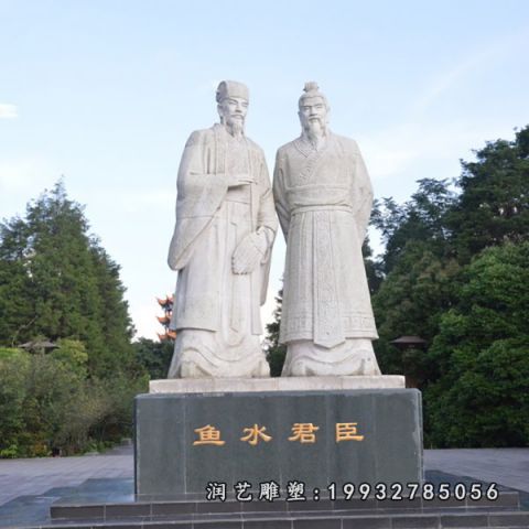 大理石诸葛亮人物雕塑