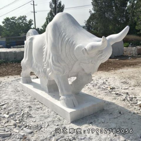 大理石牛公园雕塑