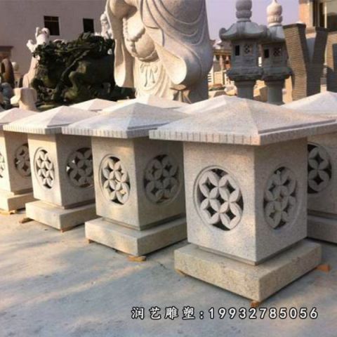 大理石公园宫灯雕塑