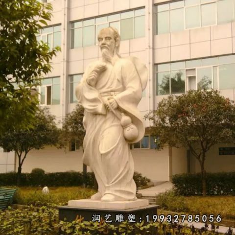 大理石张仲景雕塑