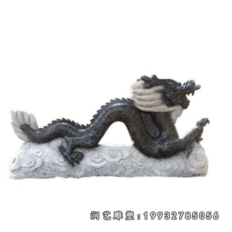 公园龙大理石雕塑
