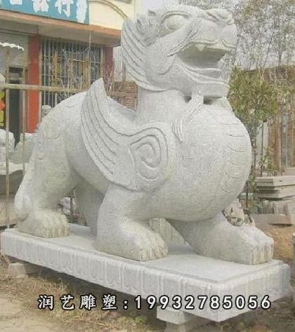 大理石庭院貔貅雕塑