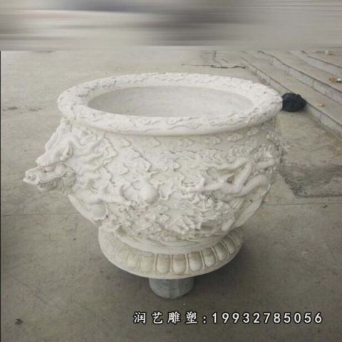 庭院水缸大理石雕塑