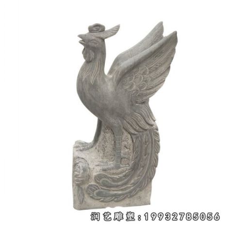 大理石凤凰雕塑