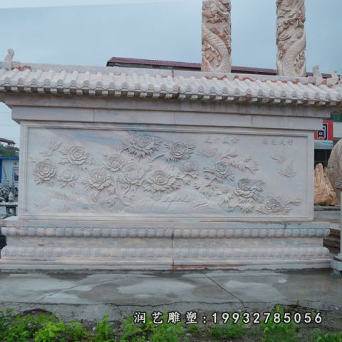 影壁大理石雕塑