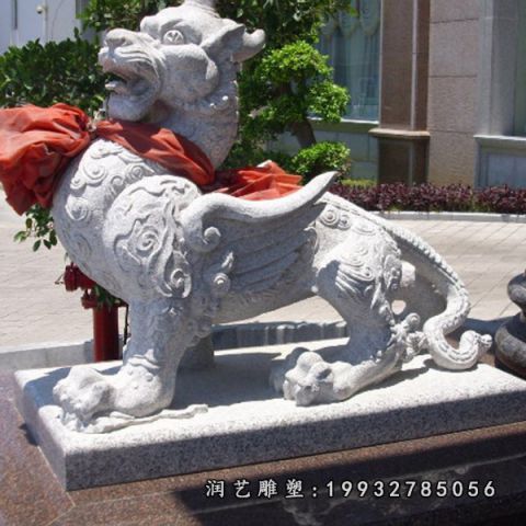 单位大理石独角兽雕塑