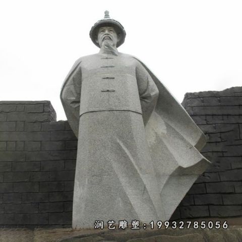 公园大理石林则徐雕塑