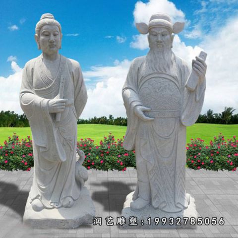 大理石园林八仙雕塑