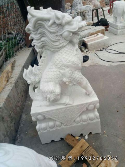 麒麟大理石雕塑