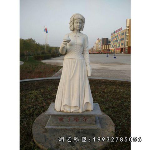 校园大理石南丁格尔雕塑