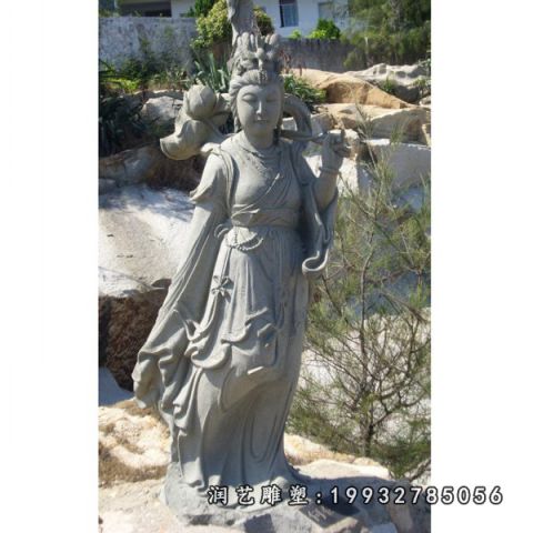 公园八仙人物大理石雕塑