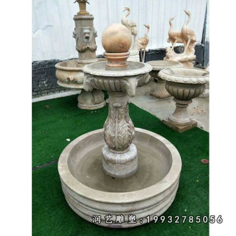 风水球大理石雕塑