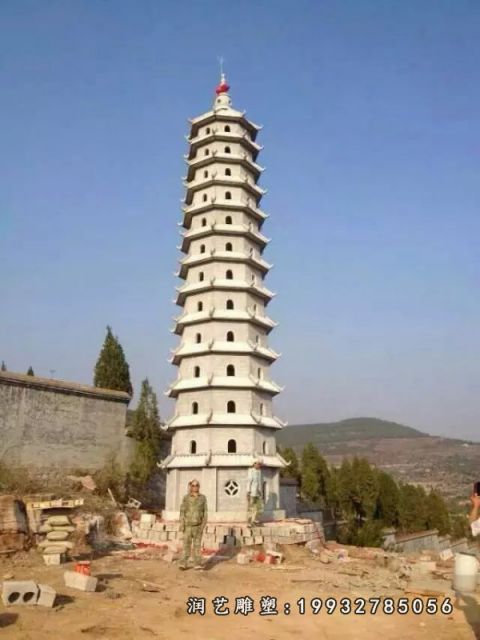 园林石塔大理石雕塑