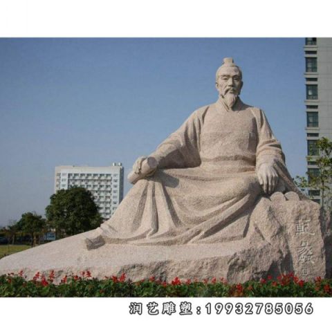 园林大理石范蠡雕塑