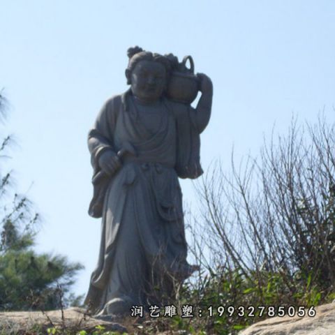公园大理石八仙雕塑