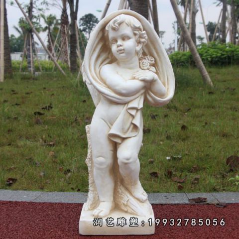 园林大理石儿童雕塑
