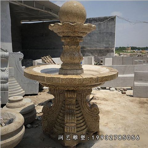 大理石风水球公园雕塑