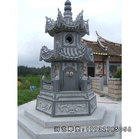 大理石石塔雕塑