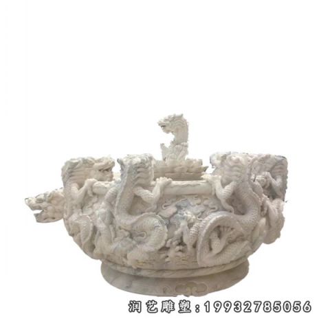 水缸大理石庭院雕塑