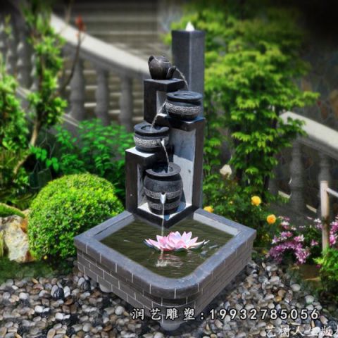 大理石水池公园雕塑