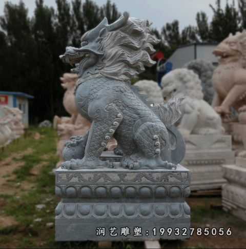 大理石公司麒麟雕塑