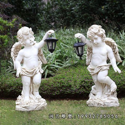 大理石天使园林雕塑