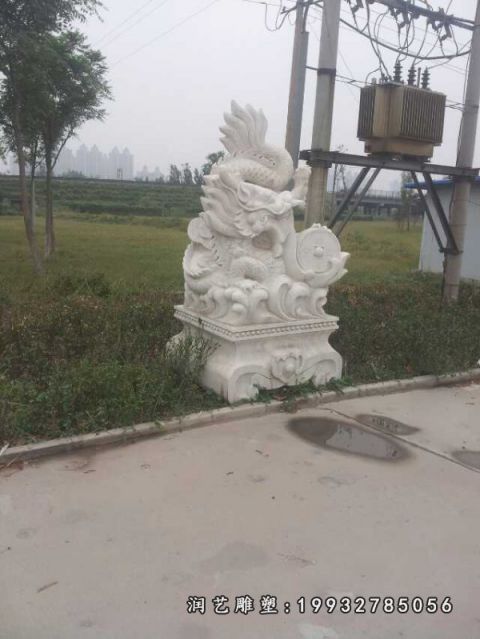 大理石园林龙雕塑