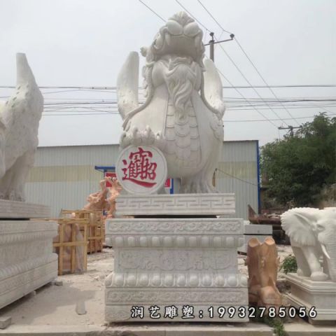 公司大理石貔貅雕塑