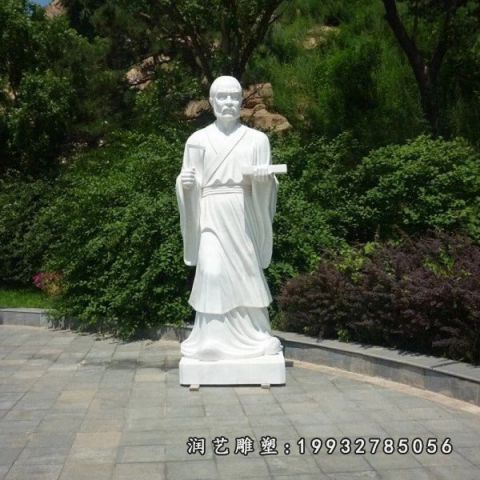张仲景大理石公园雕塑