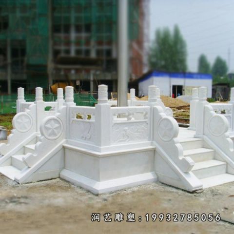 汉白玉升旗台公园雕塑