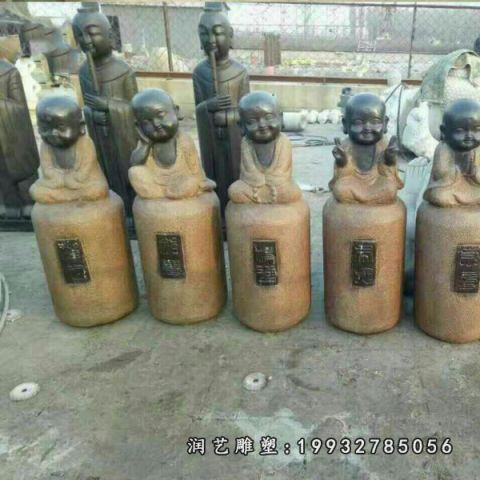 拴马桩大理石公园雕塑