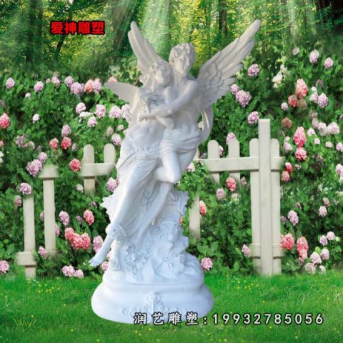 广场大理石天使雕塑