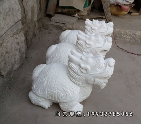 大理石龙龟园林雕塑