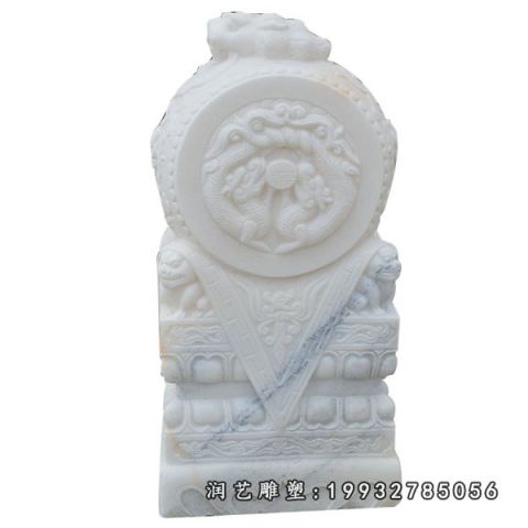 别墅抱鼓石大理石雕塑