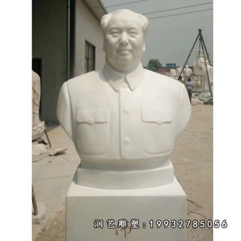 大理石毛主席广场雕塑