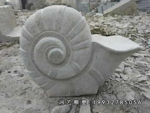 大理石蜗牛雕塑