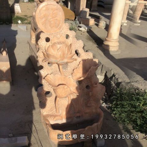 大理石广场水池雕塑