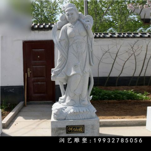 大理石广场八仙雕塑