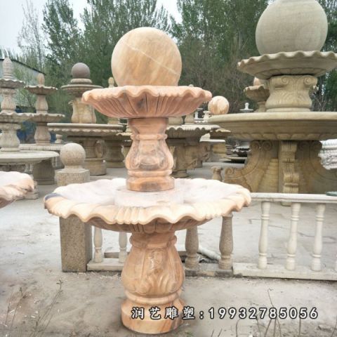 大理石风水球园林雕塑