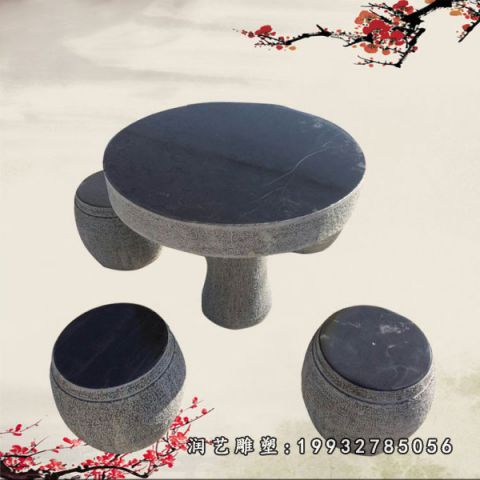 园林桌凳大理石雕塑