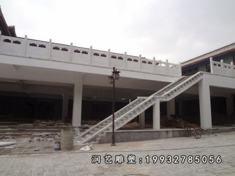 庭院大理石栏板雕塑
