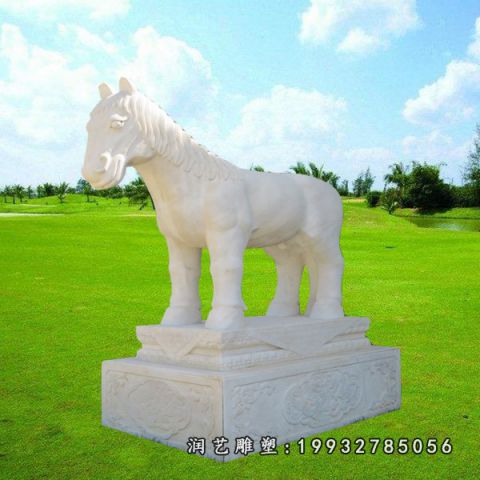 马公园大理石雕塑